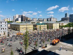 В Москве 19 мая прошел весенний велофестиваль