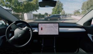Доставка автомобиля без водителя в новой версии программного обеспечения автомобиля Tesla