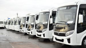 Новые регионы получили 299 автобусов