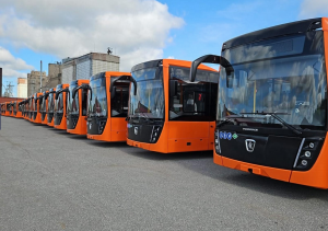 Государственная транспортная лизинговая компания поставила 120 автобусов для четырех регионов России за неделю