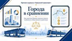 Похожие города — разный транспорт: что показывают сравнения Премии журнала «Городской транспорт»